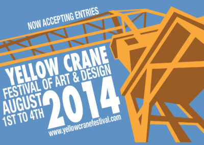 2014 Yellow Crane Festival of Art & Design Poster
